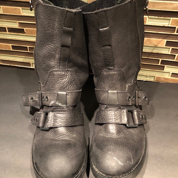 Ash Zipper Combat Boots Size 39 - Picture 2 of 5
